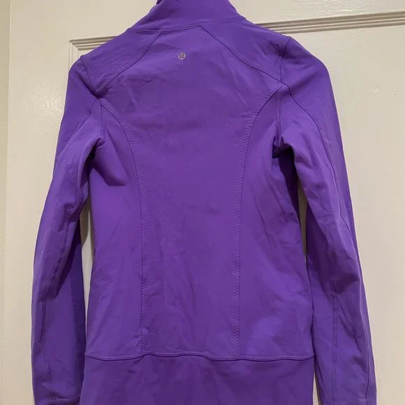 Lululemon purple zipup workout jacket - Picture 2 of 4